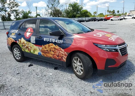 2023 Chevrolet Equinox Ls из США, поврежденный, VIN 3GNAXHEG9PL149533